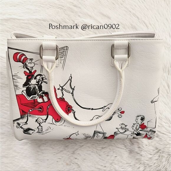 Loungefly Dr. Seuss Cat In The Hat Handbag - Picture 1 of 8